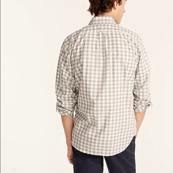 J. Crew Organic Cotton Gingham Shirt - Picture 3 of 7